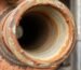 Comparison of corroded internal fire sprinkler piping vs new corrosion-resistant pipe